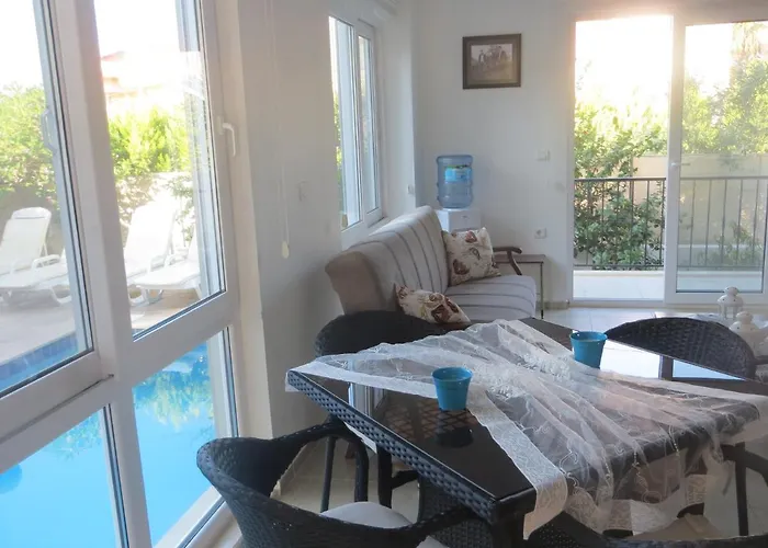Villasevval-sleeps8-pool-bbq-ac-near Centre Dalyan